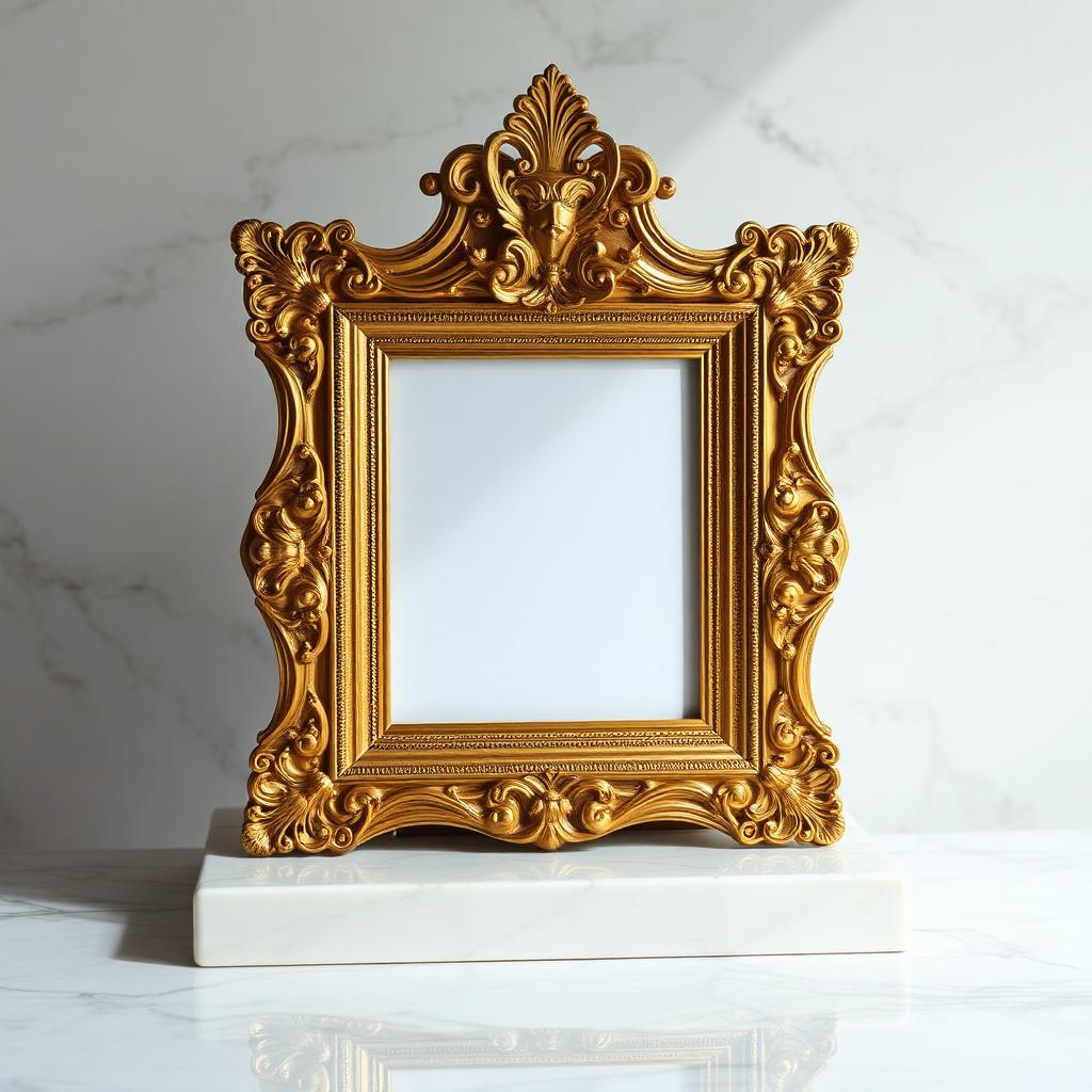 Gilded Baroque Photo Frame