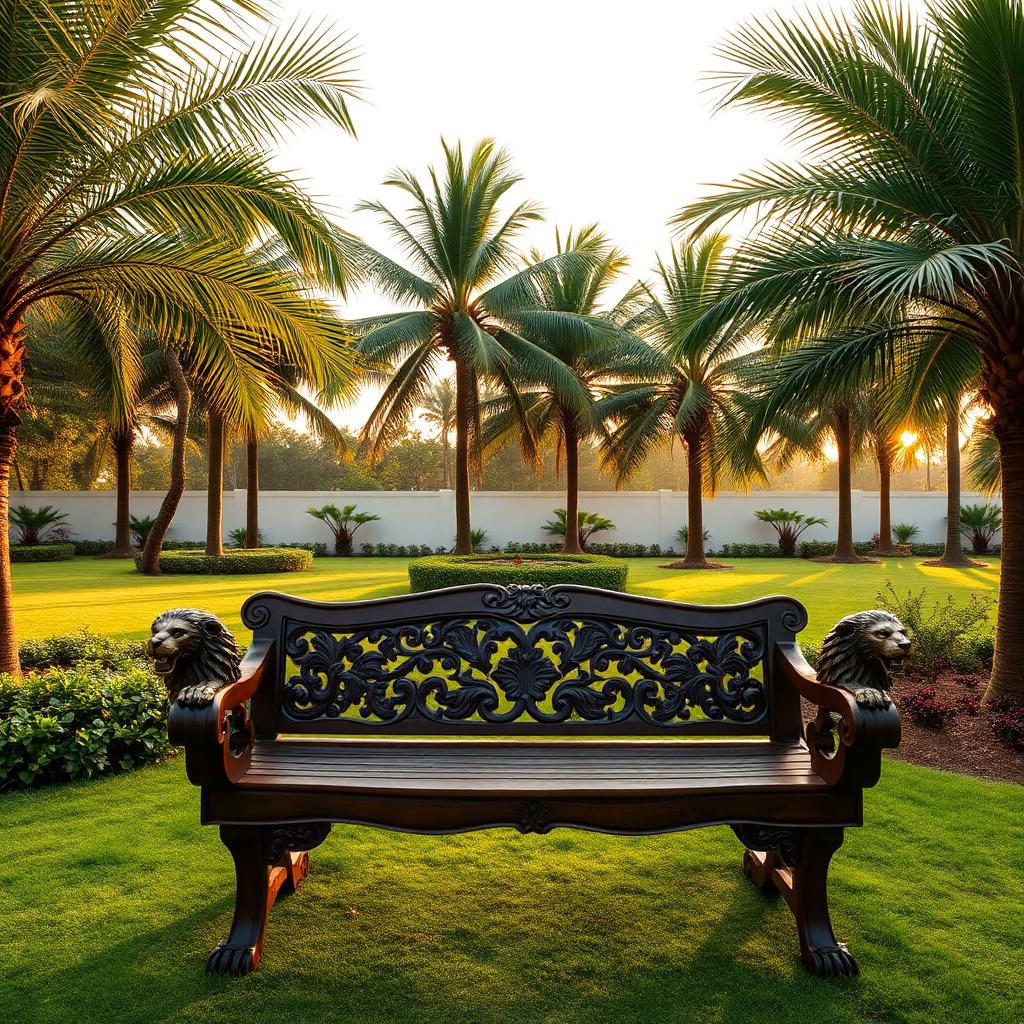 Royal Teak Garden Bench