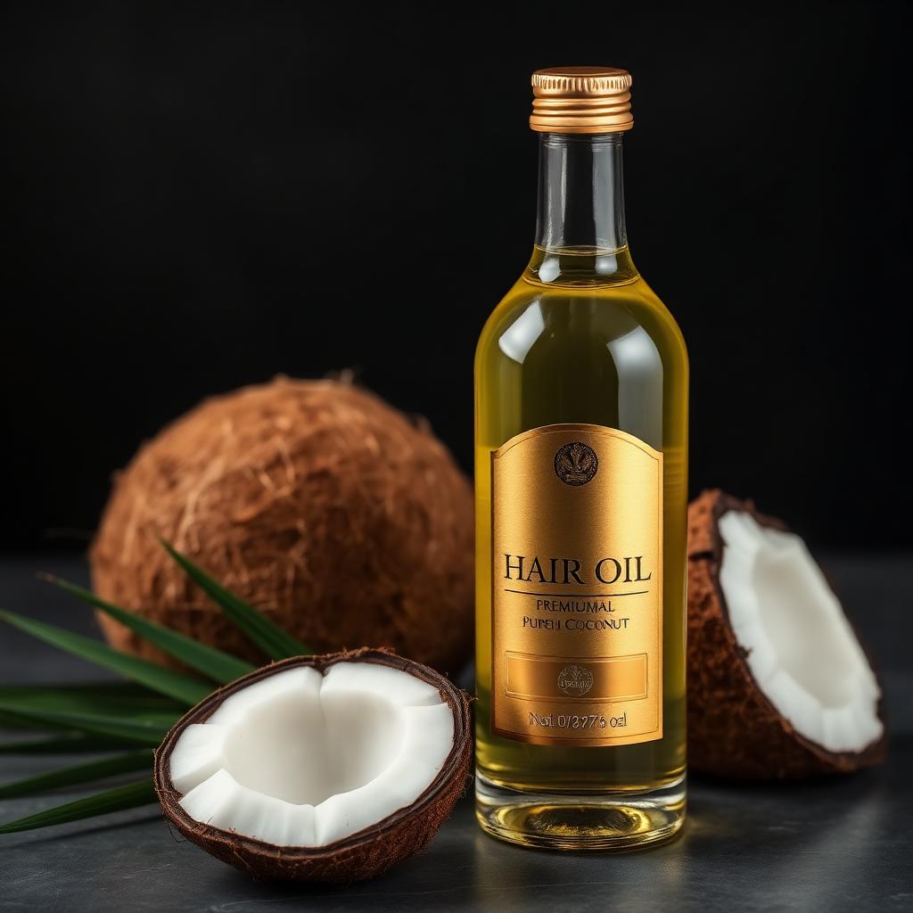 Cold-Pressed Coconut Hair Oil